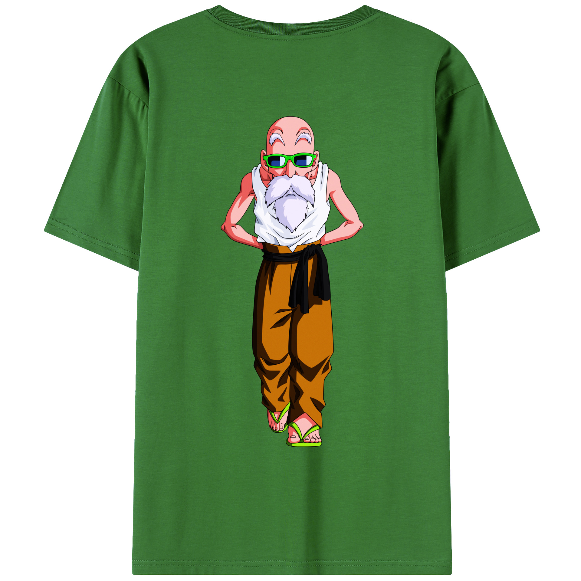 （画像用） ドラゴンボール 亀仙人（かめせんにん） DRAGON BALL Master Roshi Kame Sennin レディース半袖Tシャツ(バックプリント)